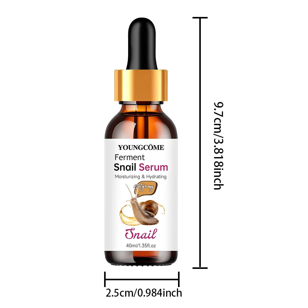 YOUNGCOME Snail Collagen Face Serum – Korean Skin Care Face Serum Qst 40ML