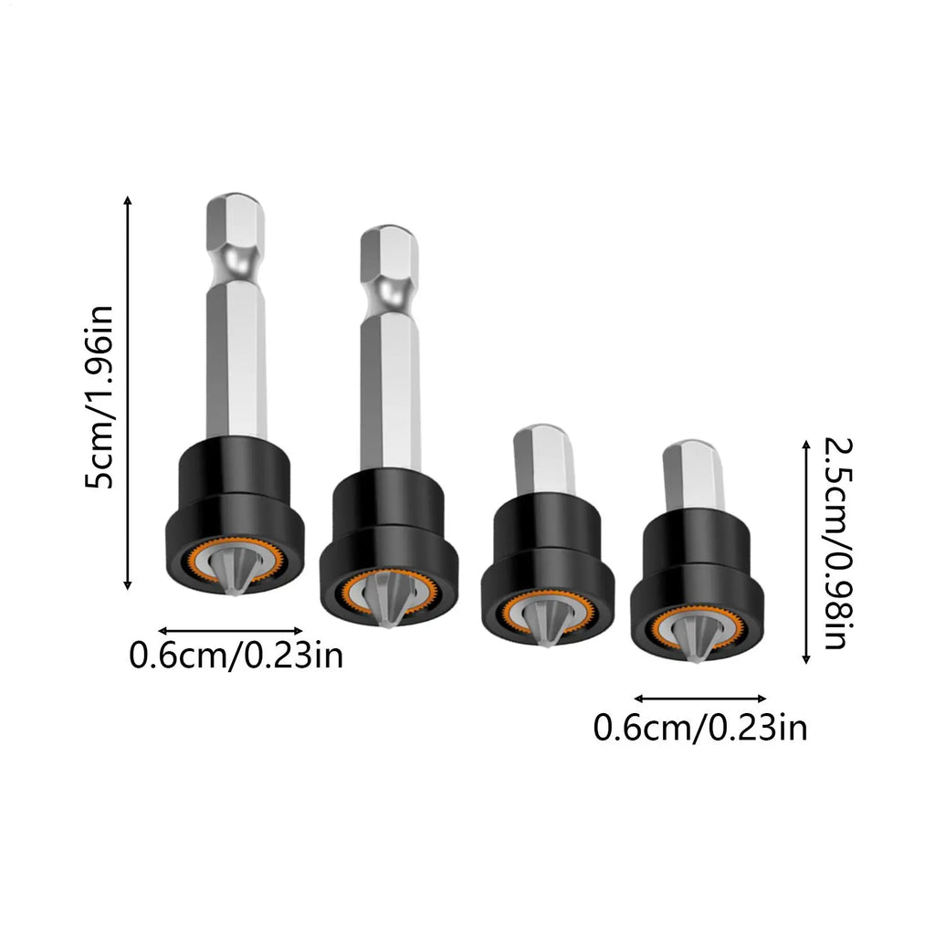 Magnetic Anti-Slip Screwdriver Bit Set | Carbon Steel Screwdriver Bit Set Qme