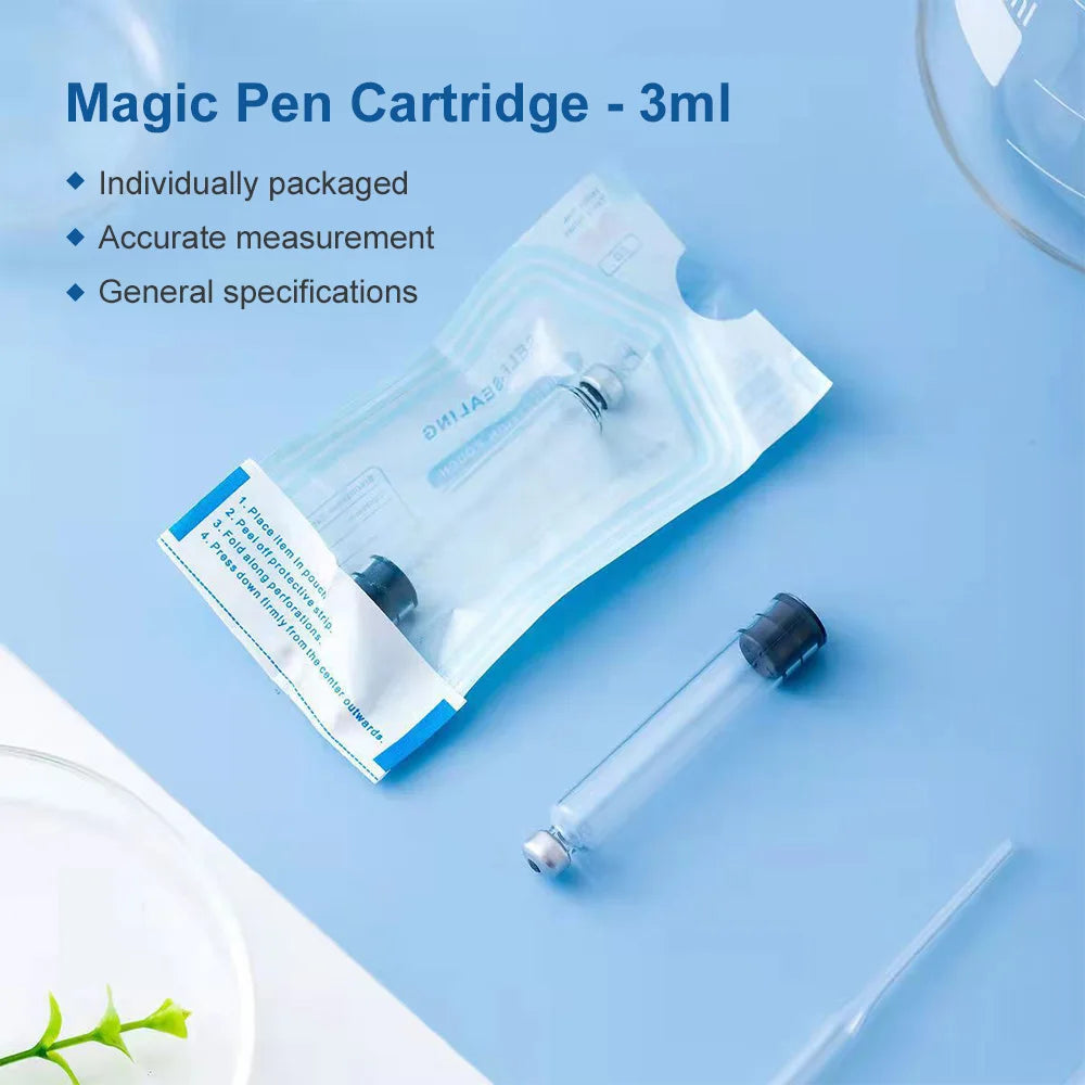 3ml Glass Pen Cartridges 10–100 Pack | V1 & V2 Compatible Glass Pen Cartridges Qst