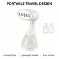 B15C Portable Handheld Garment Steamer – Mini Travel Clothes Iron Garment Steamer Qst White 100V-240V US Plug