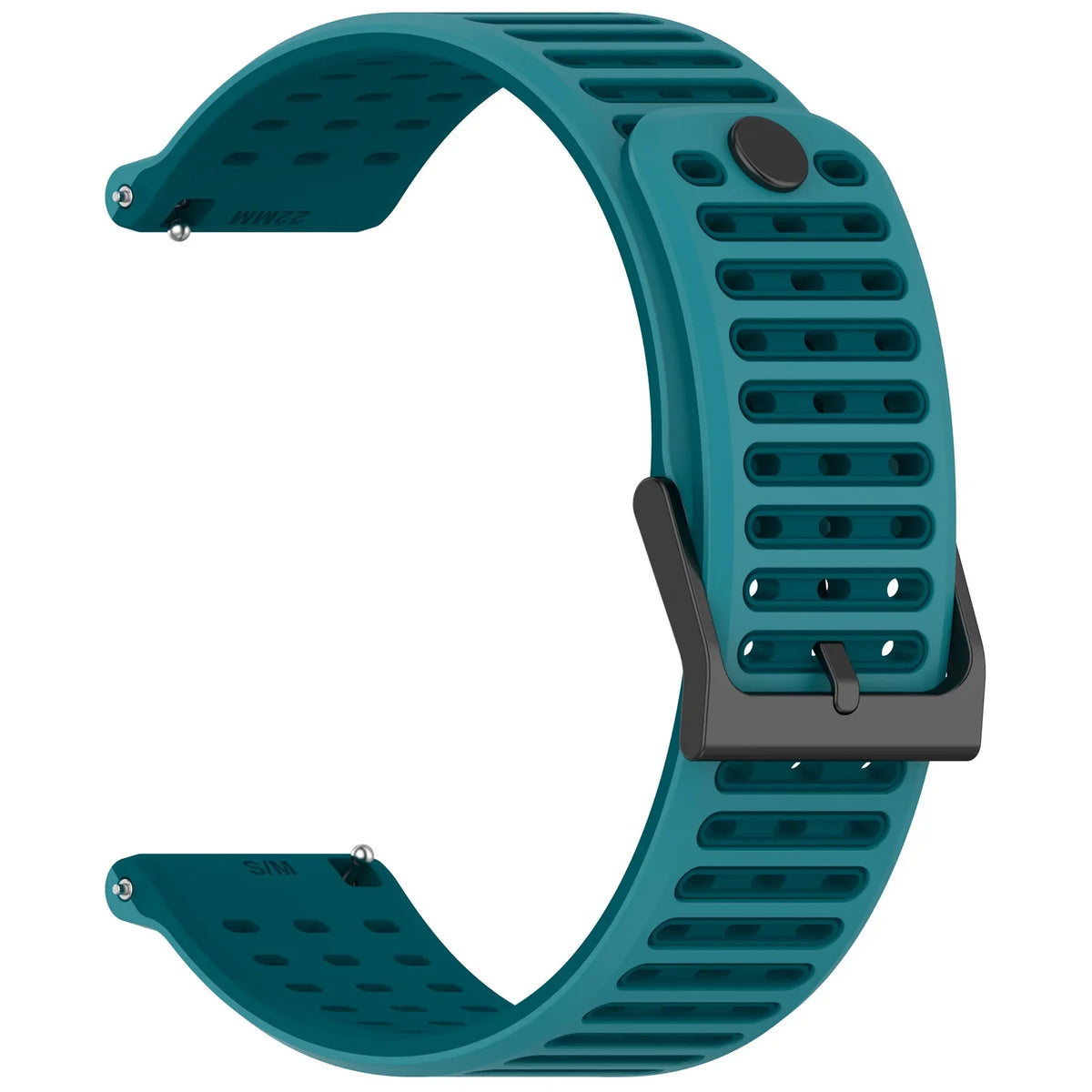 Two-Tone Silicone Strap for Suunto Vertical, RACE & Honor GS3 Silicone Watch Band Qme LU 22mm Universal band
