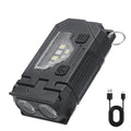 BORUiT 400LM EDC Keychain Flashlight – Type-C Rechargeable EDC Keychain Flashlight Qst EDC Flashlight
