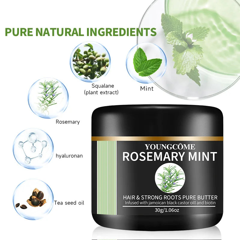 Rosemary Mint Hair Conditioning Cream – Frizz Control & Shine Hair Conditioning Cream Qst