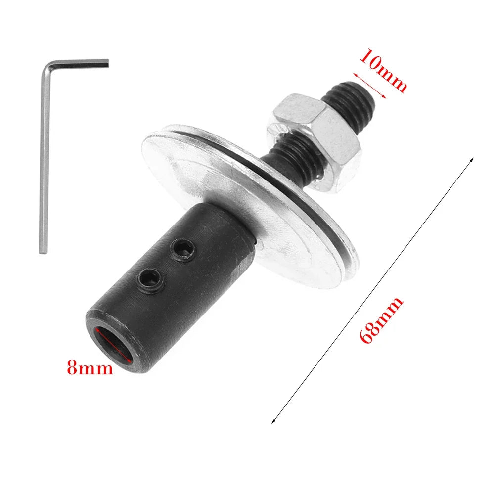 Steel Spindle Adapter Left & Right – Bench Grinder Replacement Grinder Spindle Adapter Qme Right-8mm