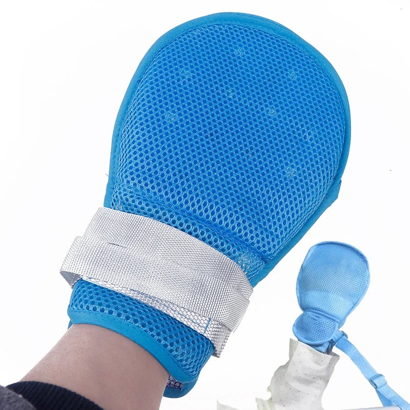 Detachable Hand Restraint Glove for Patient Safety & Care Caregiving Hand Glove Qme