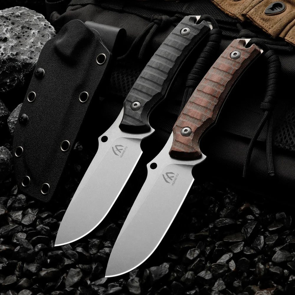 Fixed Blade Outdoor Knife – Steel Camping & Hiking Multi Tool Fixed Blade Knife Qst