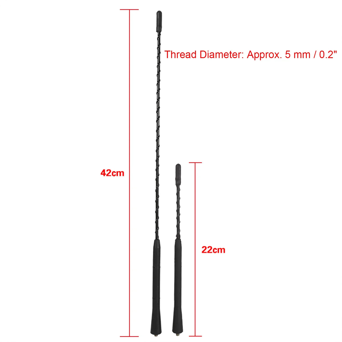 Universal Car Roof Mast Antenna FM AM Stereo Radio Booster Car Radio Antenna Qme