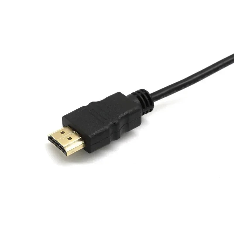 HDMI to VGA Cable Adapter 1080P HD with Audio | 1M 5M 8M HDMI to VGA Adapter Qme