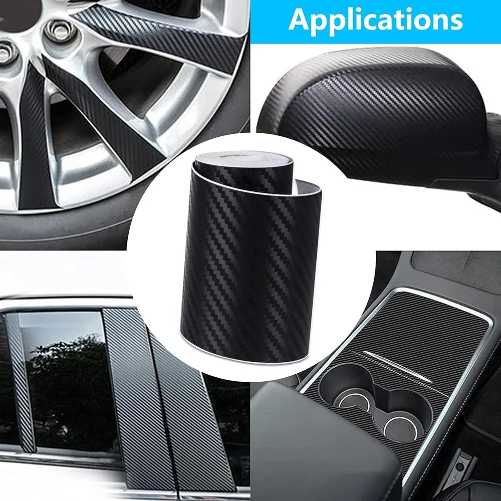 Carbon Fiber Car Door Edge Guard Tape & Sill Protector Car Door Edge Guard Qme