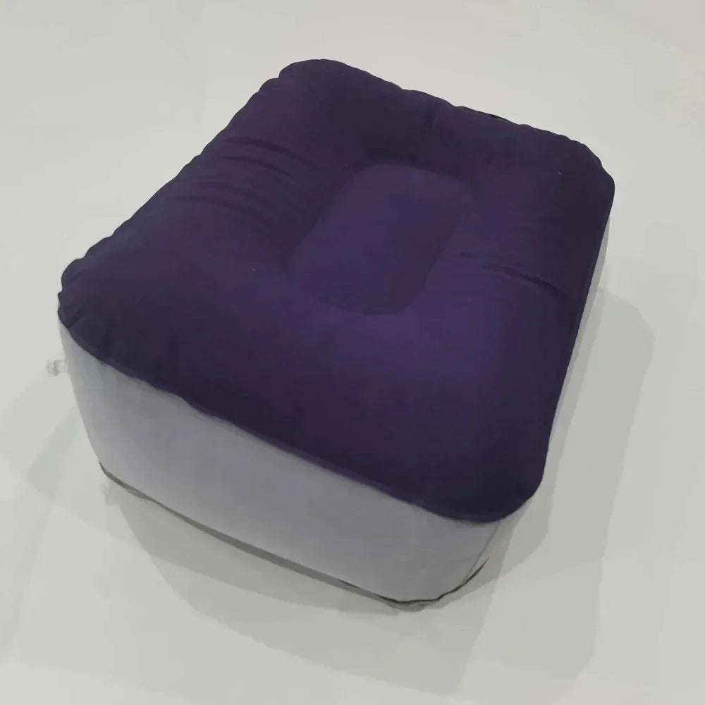 Inflatable Footrest Pillow – Travel & Office Air Cushion Inflatable Footrest Cushion Qme