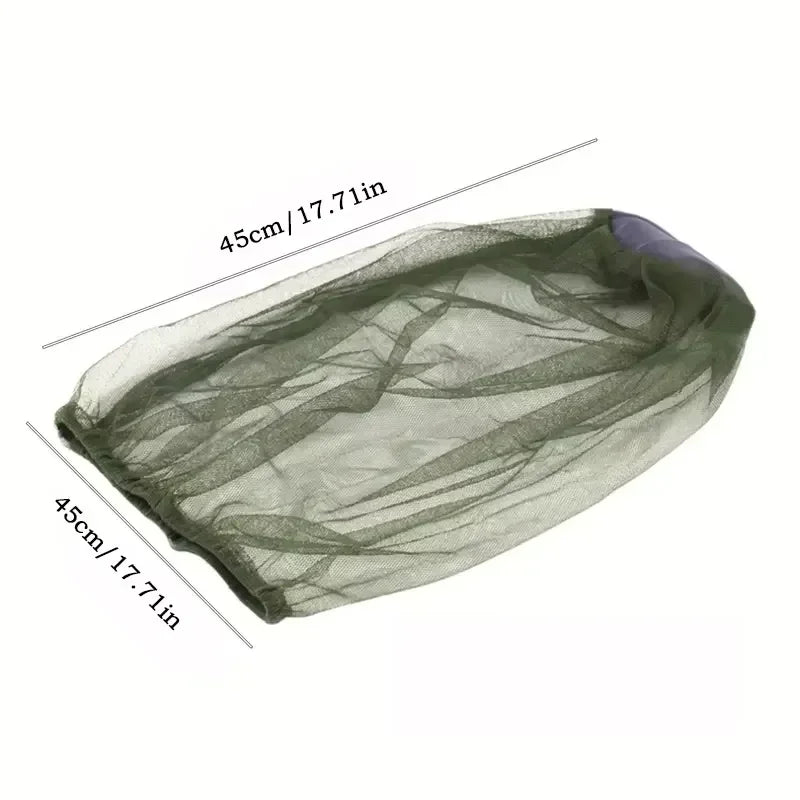 Mosquito Head Net Hat – Mesh Bug Cap for Outdoor Activities Insect Net Hat Qst