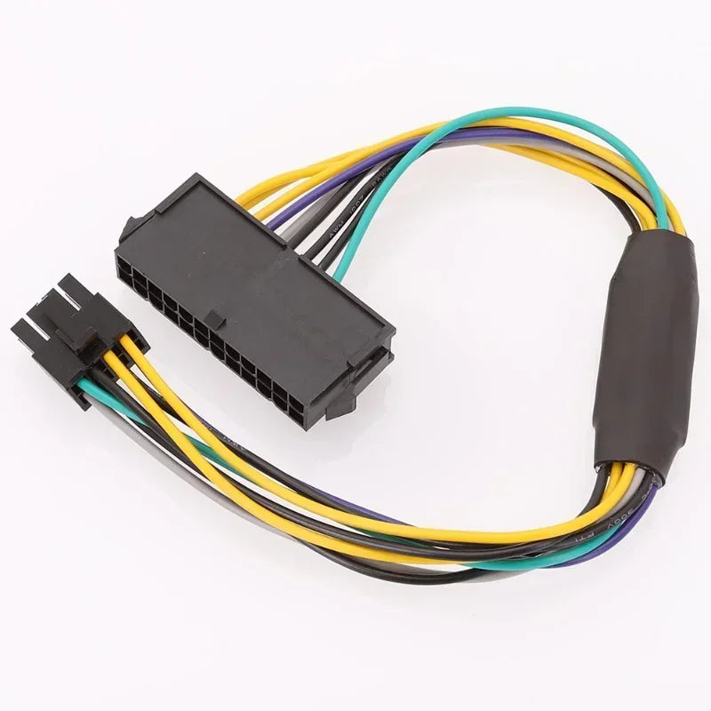 ATX 24-Pin to 8-Pin PSU Adapter Cable for Dell Optiplex PSU Power Adapter Cable Qme
