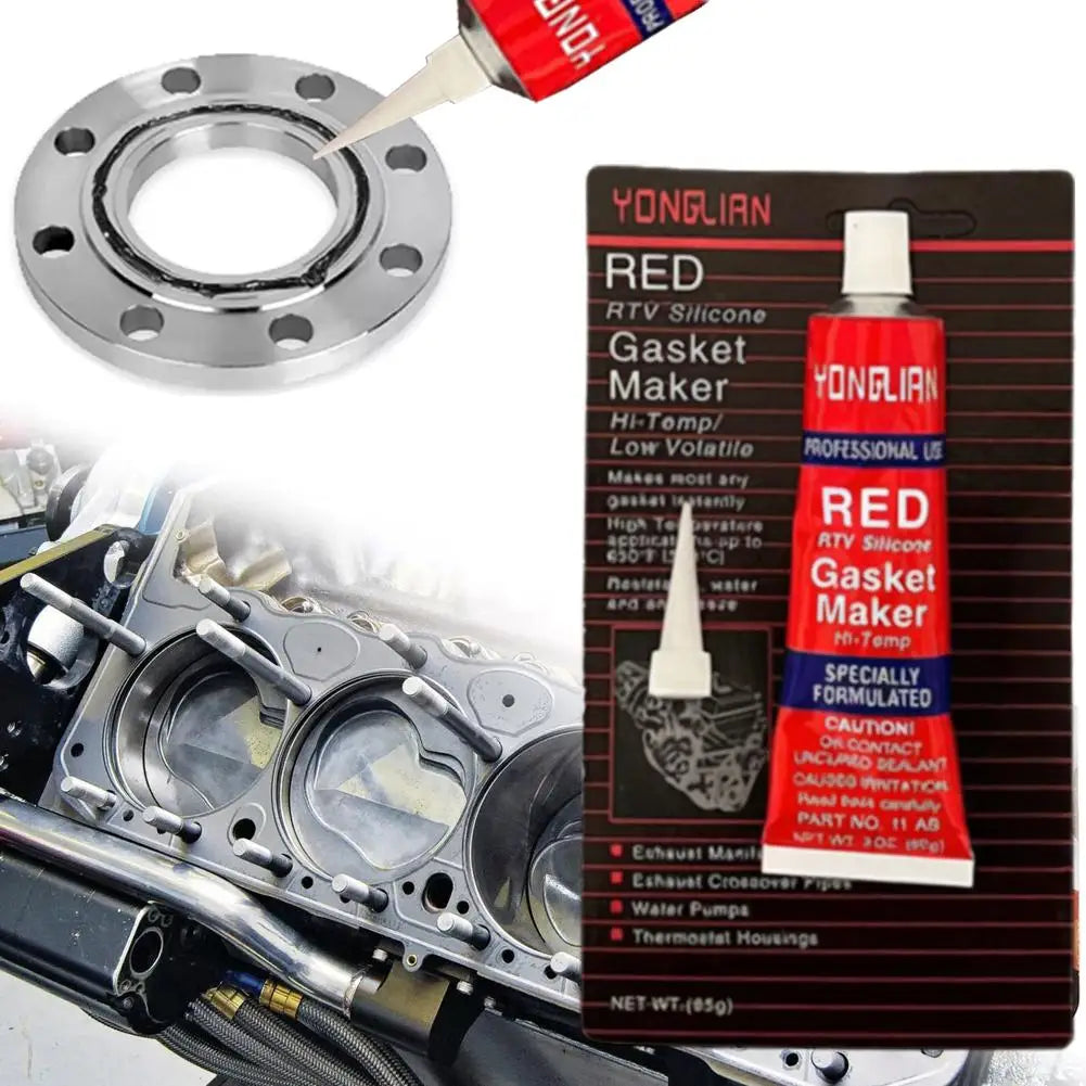 Red Silicone Gasket Maker & Waterproof Engine Sealant Engine Gasket Sealant Qme