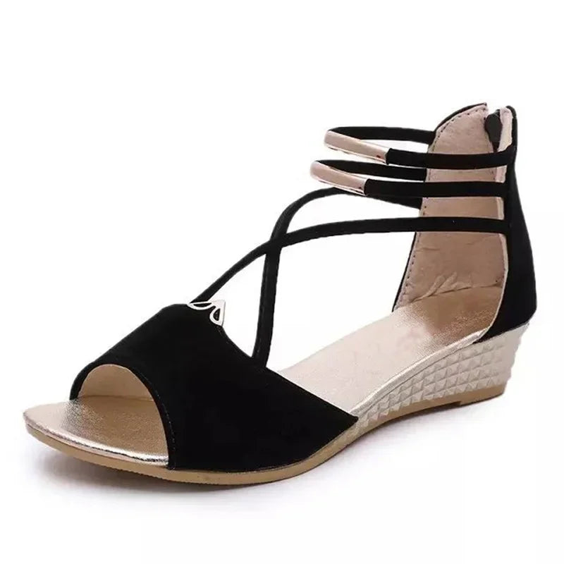 Women's Wedge Platform Sandals – Open Toe Summer Shoes Wedge Sandals Qme