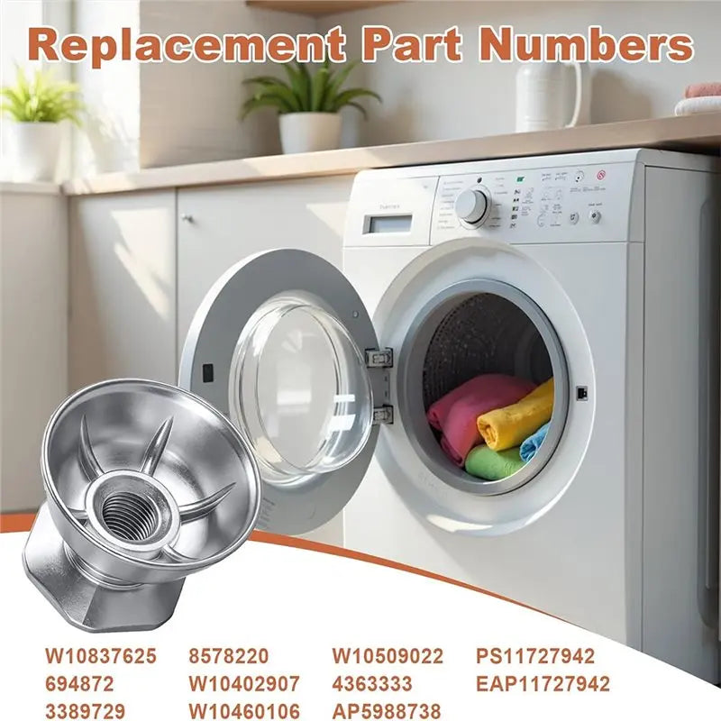 W10837625 Dryer Motor Pulley #27 for Whirlpool – 2-Pack Dryer Replacement Part Qst