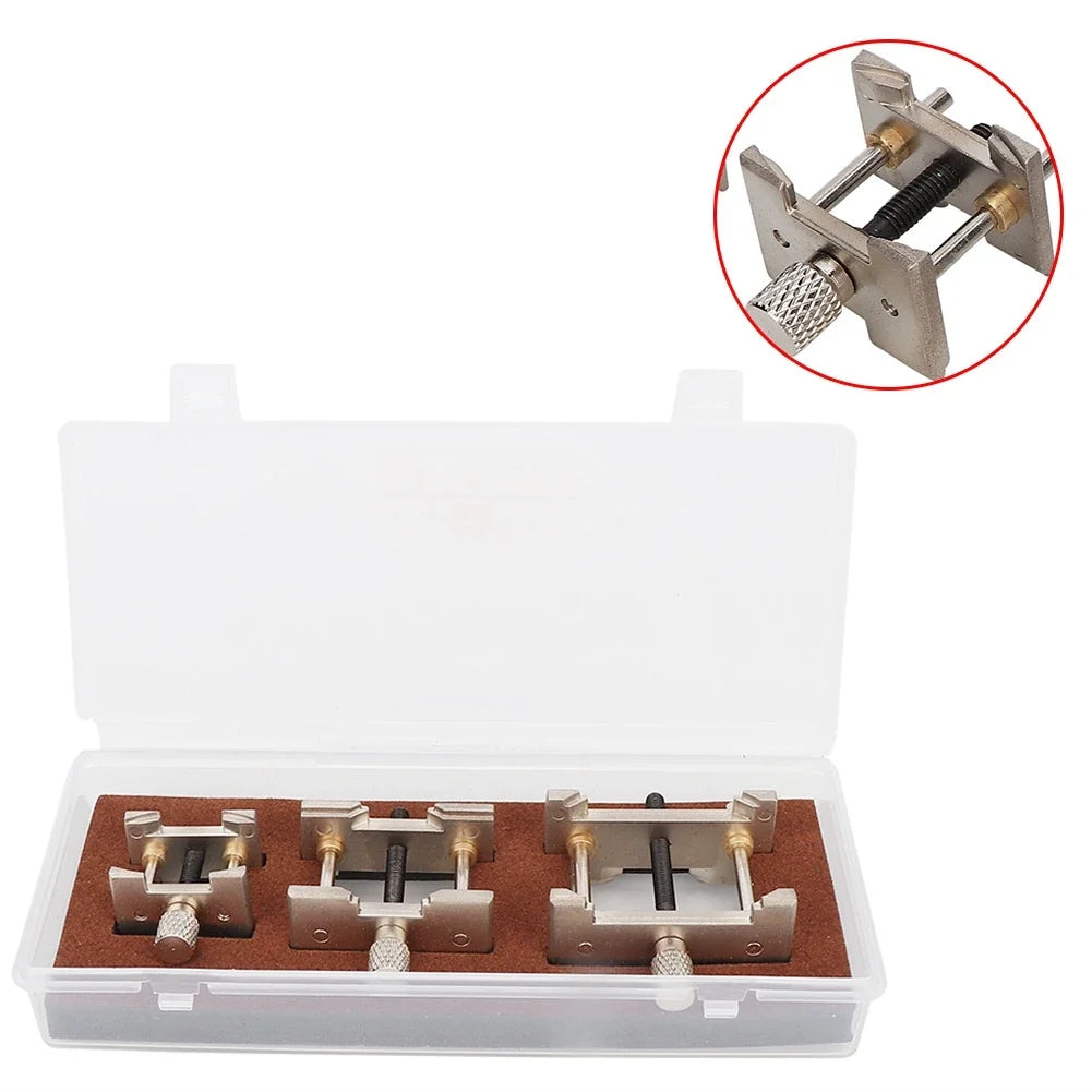 Metal Watch Movement Holder 3-Piece Set – Watchmaker Repair Tool Watchmaker Repair Tool Qme