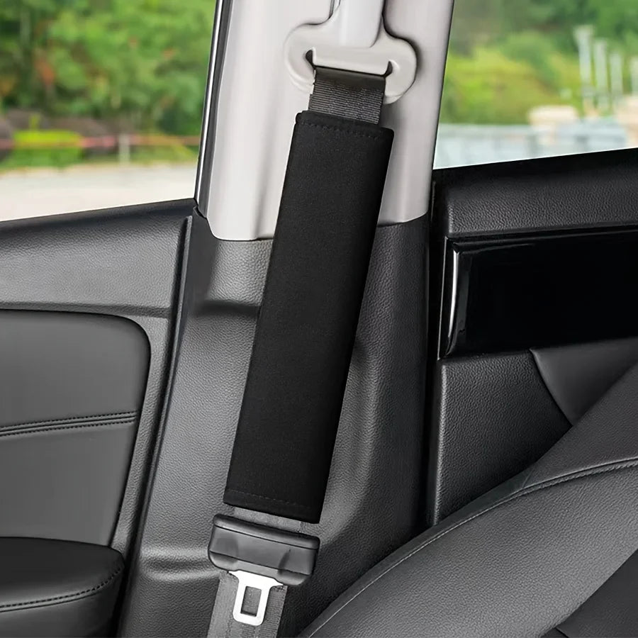 Car Seat Belt Shoulder Pads – Soft Cushioned Covers 2-Pack Seat Belt Cover Qme