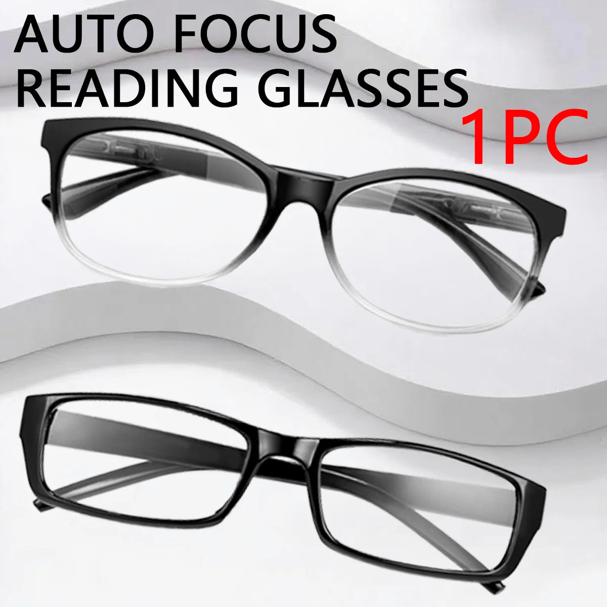 VOPHA Autofocus Reading Glasses – HD Clear Lenses, Unisex 1-4 Pack Reading Glasses Qst