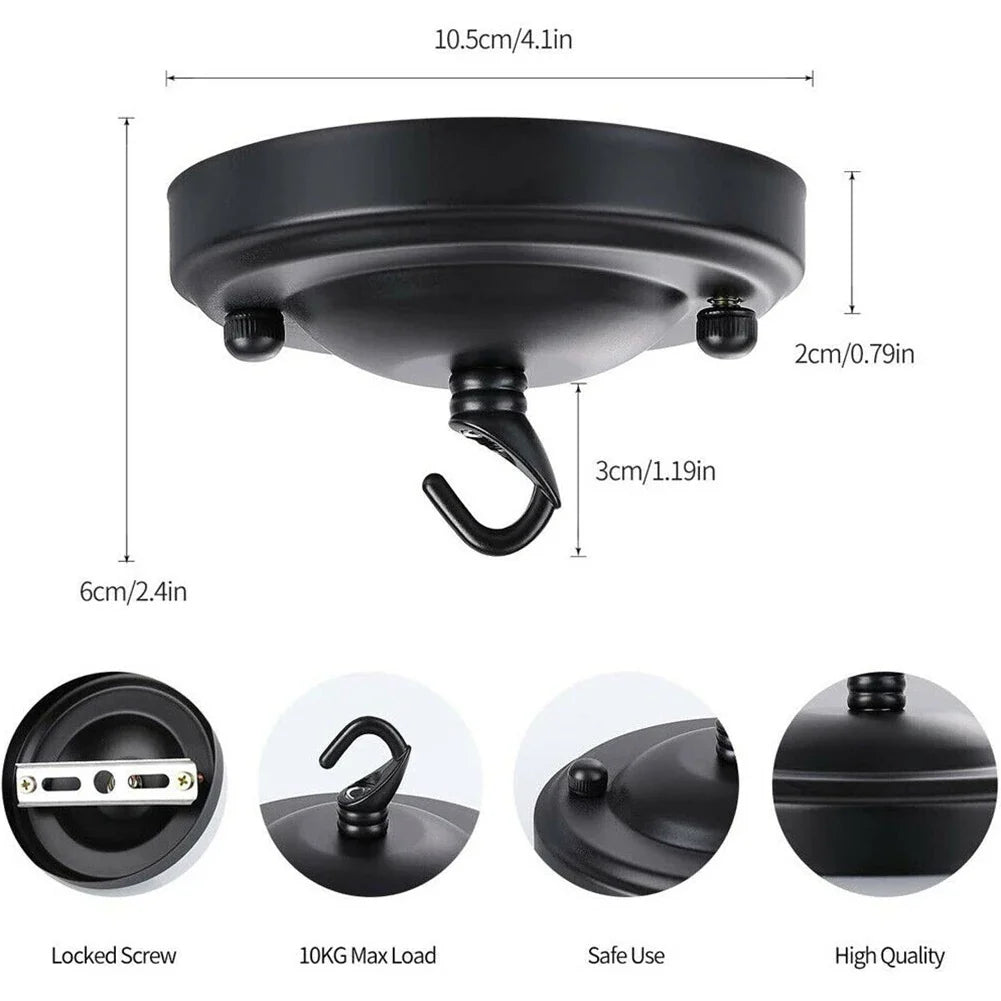 Vintage Ceiling Plate Hook Holder for Pendant Chandelier Ceiling Light Fitting Qme
