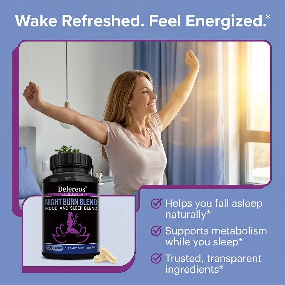 STRESSXCEL Nighttime Weight Management Capsules | White Kidney Bean Weight Management Supplement Qst