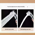 G1/2 Water-Saving Shower Head Side Switch – Hair Salon Salon Shower Head Qme Default Title