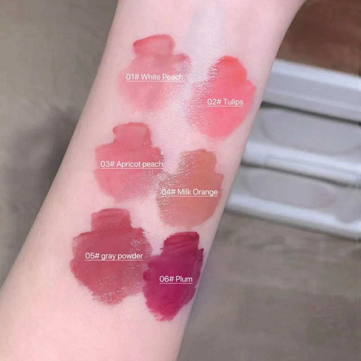SHAQINUO Mirror Gloss Lip Glaze – Moisturizing, 6 Shades Lip Glaze Gloss Qme