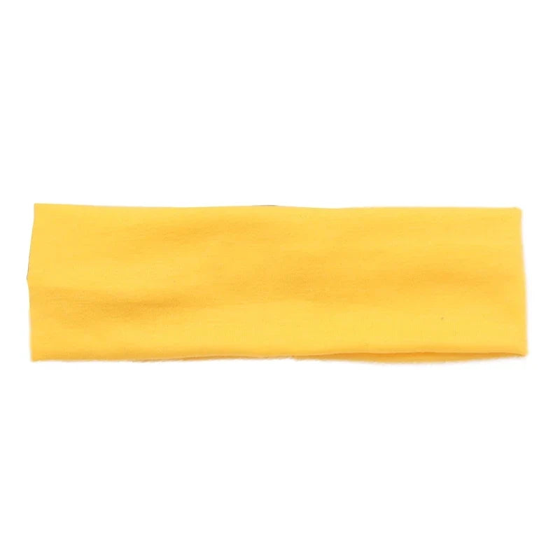 Elastic Sports Headbands Quick-Dry Cotton Workout Hairband Sports Headband Qme Gold 36pcs