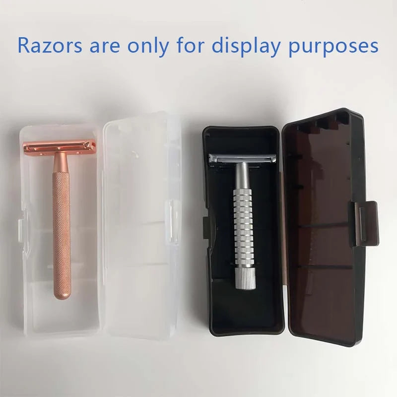 Men's Eco-Friendly PP Shaver Storage Box with Handle Shaver Storage Box Qme
