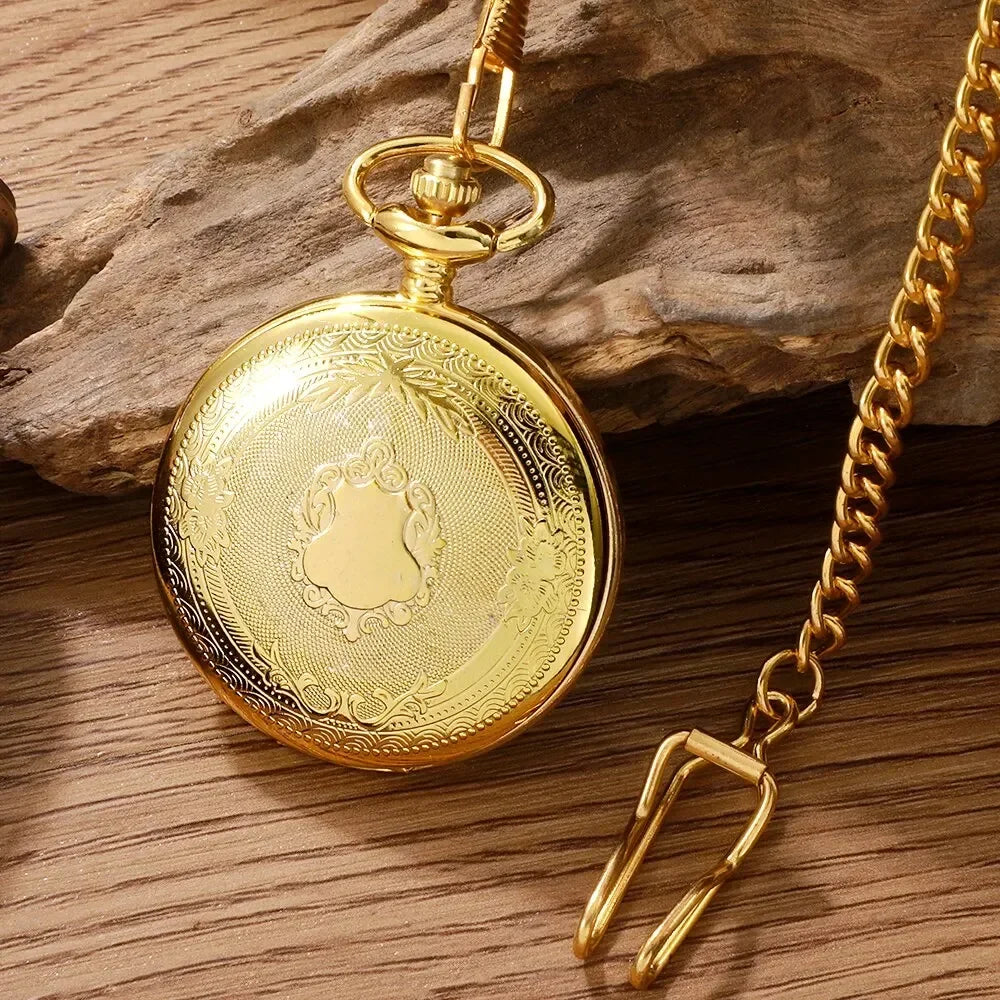 Antique Steampunk Quartz Pocket Watch – Men & Women Pocket Watch Qme