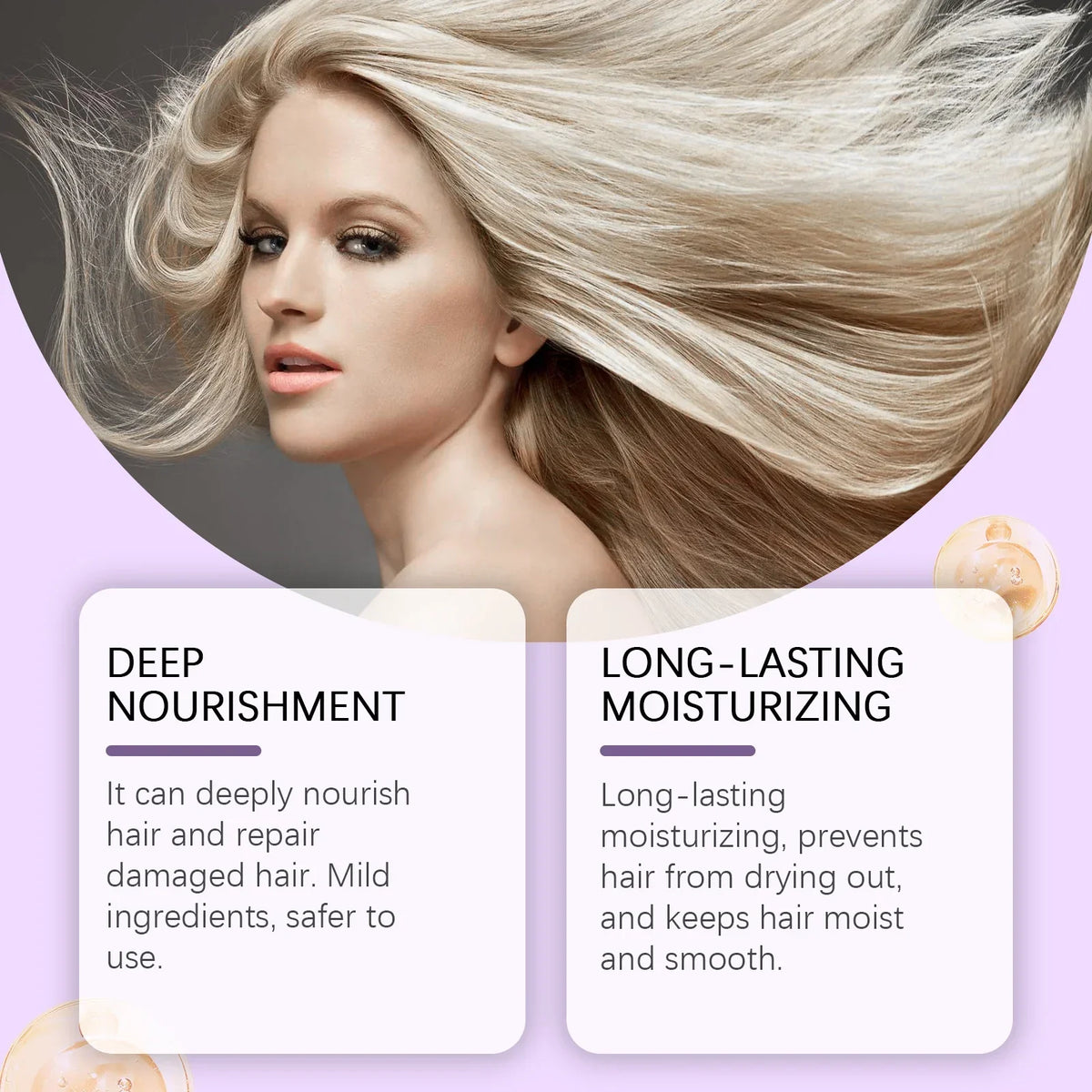 Qme Purple Hair Mask – Anti-Yellow, Deep Nourishing & Frizz Control Purple Hair Mask Qme