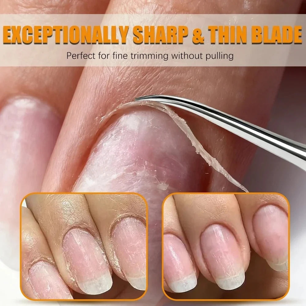 Cuticle Scissors Stainless Steel Extra Fine Curved | Qme Cuticle Scissors Qme