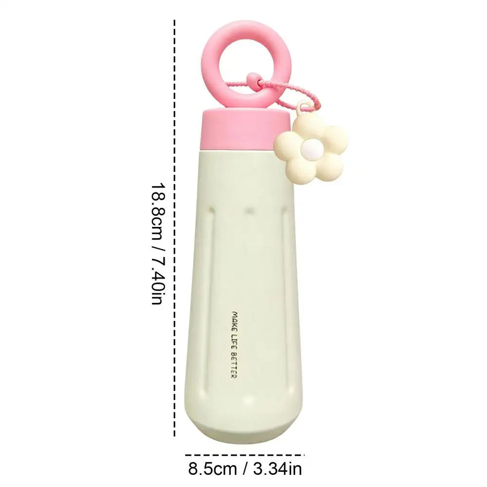 Leakproof Stainless Steel Tumbler 450ml | Insulated Coffee Cup Insulated Tumbler Qme CN 450ML White