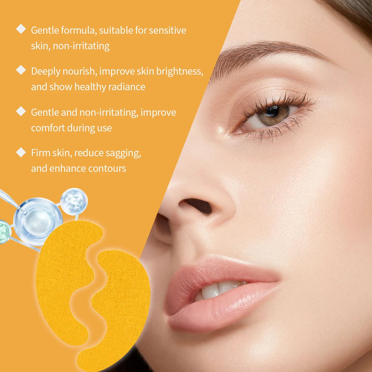 Nasolabial Fold Patch – Face Lifting & Fine Line Sticker | Qme Face Lifting Patch Qme