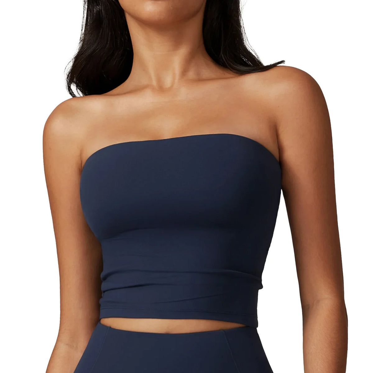 Women's Strapless Sports Bra Yoga Vest | Open Back, 9 Colors Strapless Sports Bra Qme