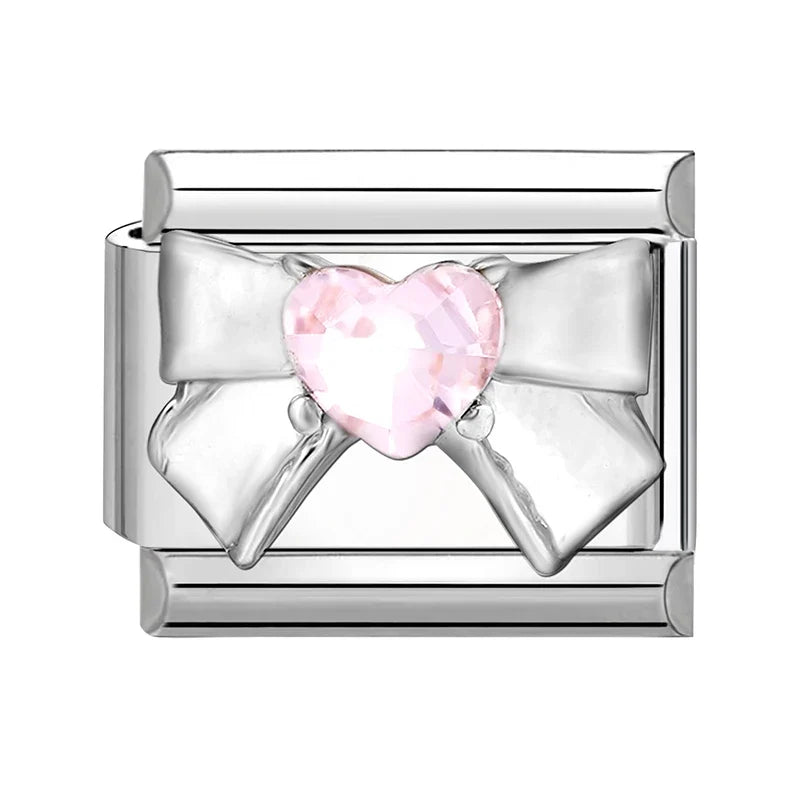Zircon Stars Shell Butterfly Italian Charm Links – 39 Colors