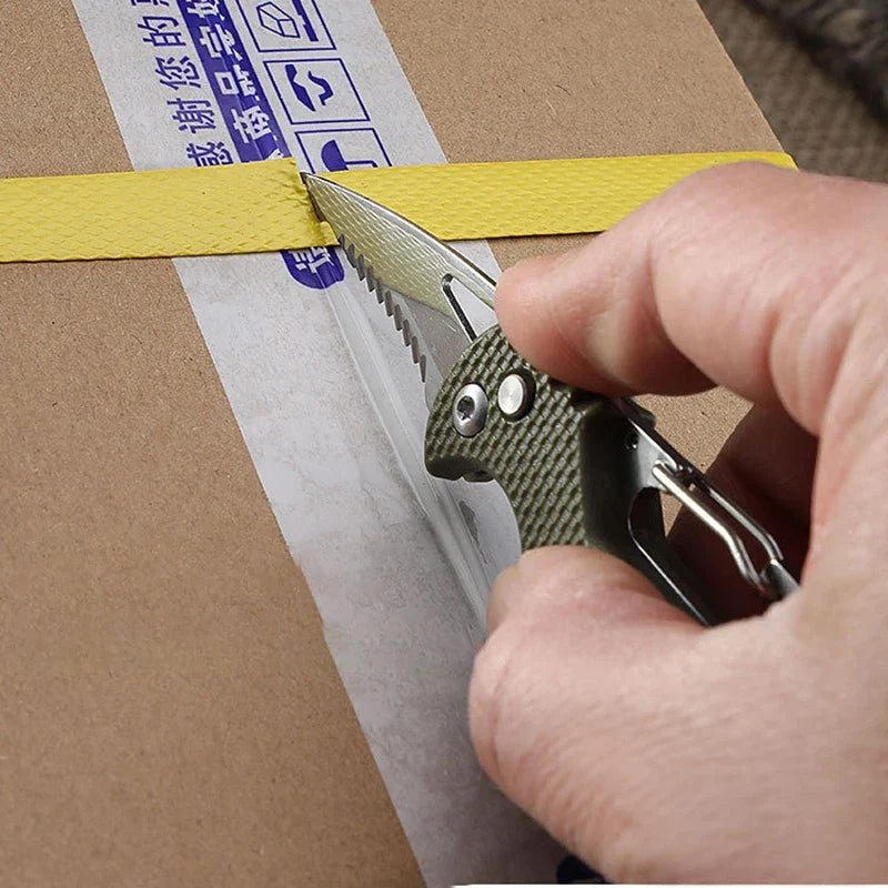 Portable Folding Hook Cutter – Stainless Serrated Blade Folding Hook Cutter Qme
