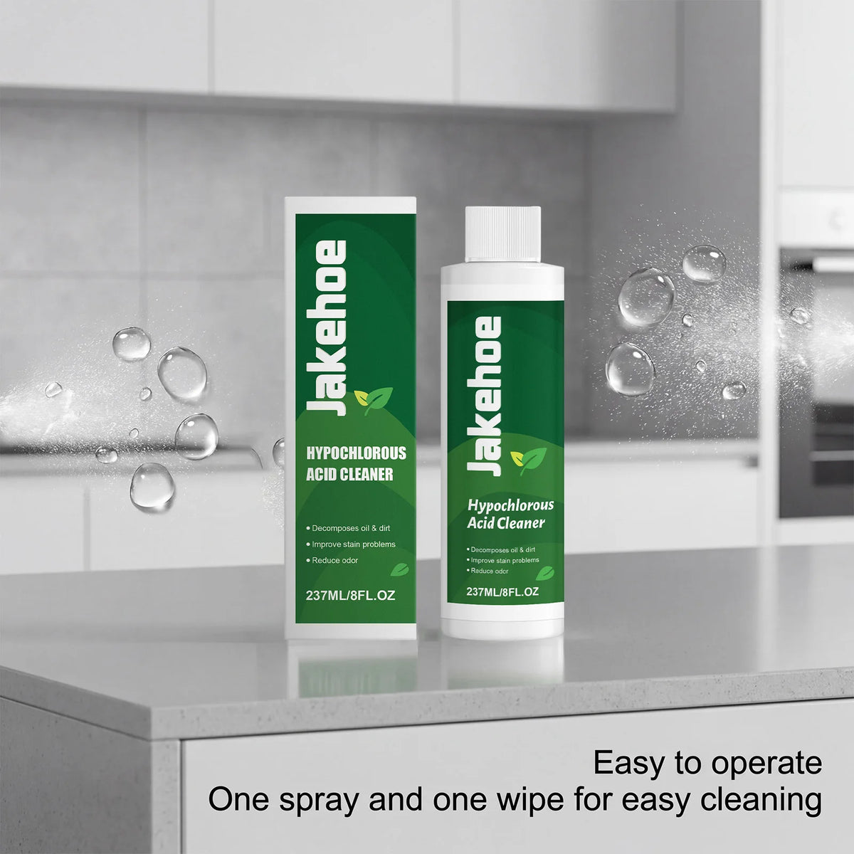 JAKEHOE 237ml Multipurpose No-Rinse Gel Cleaner – Restores Gloss Multipurpose Cleaner Qst