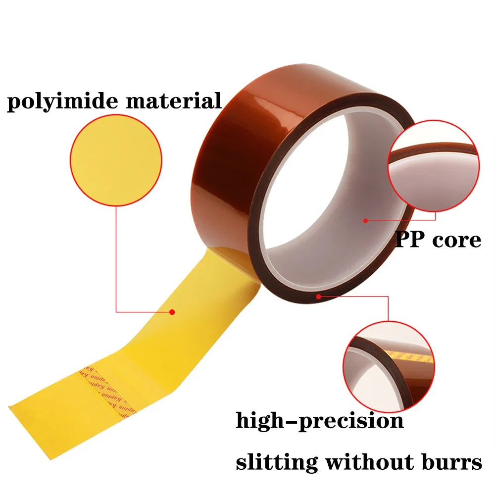 Polyimide Thermal Insulation Tape | BGA Heat-Resistant Adhesive Polyimide Adhesive Tape Qme