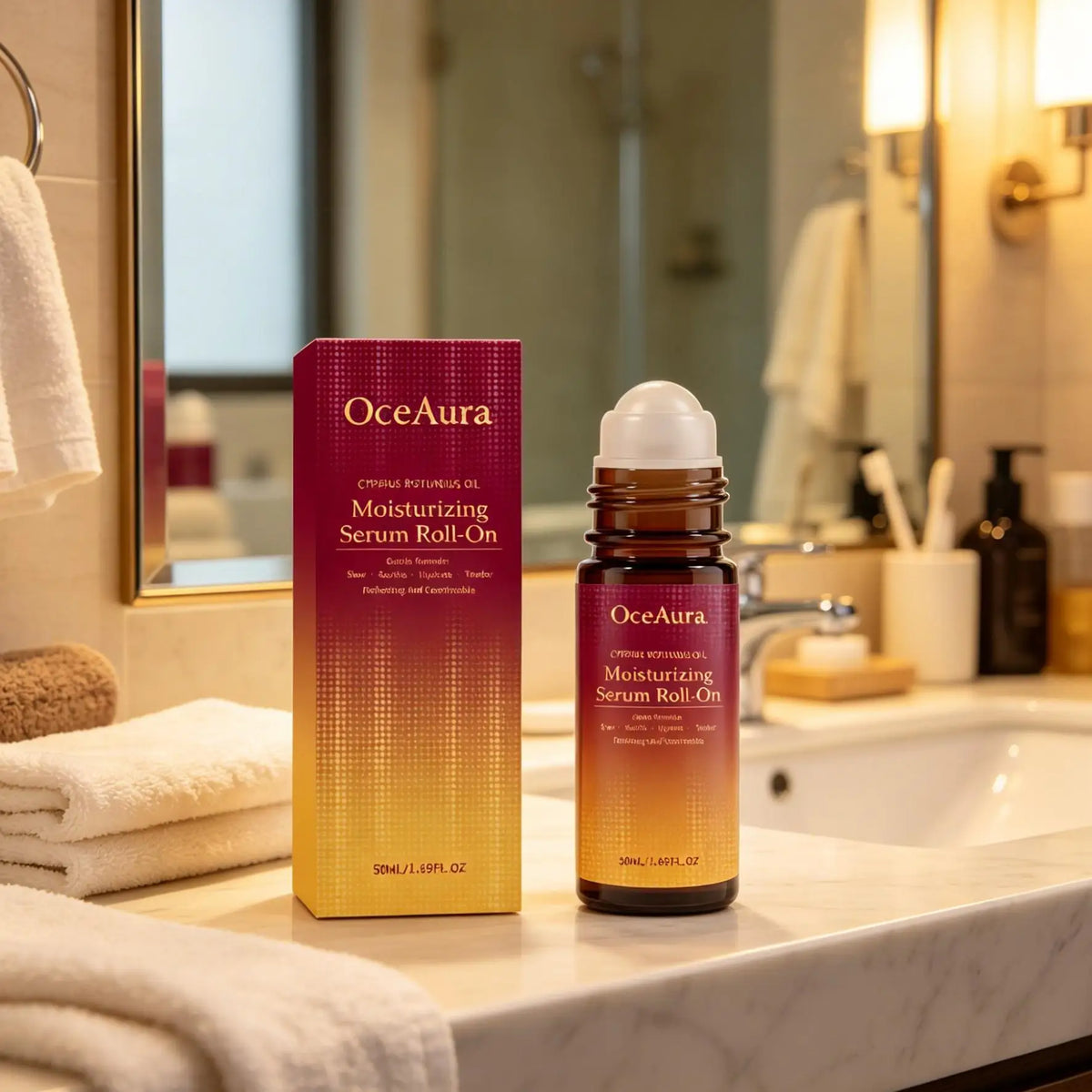 OceAura Cyperus Rotundus Roll-On Hair Removal Serum 50ml Hair Removal Serum Qst