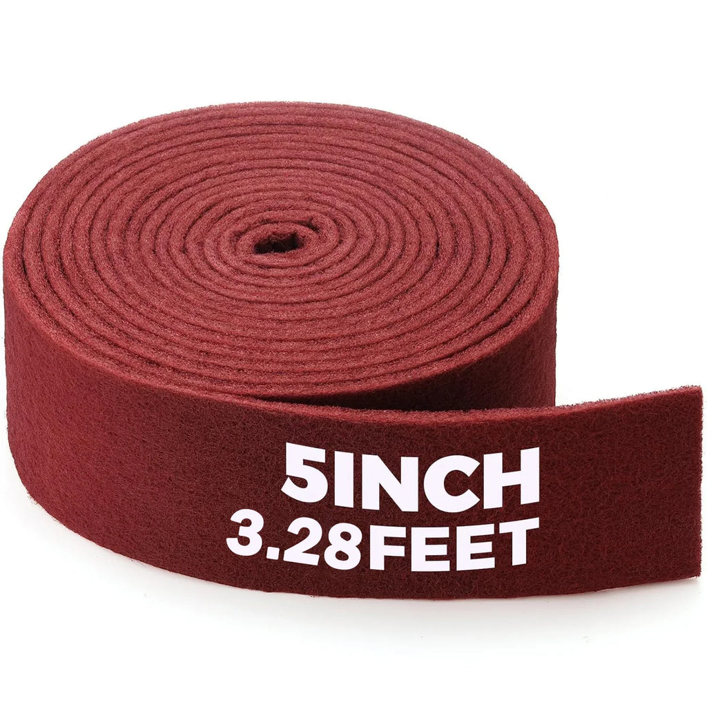 Chestnut Red Scouring Pad Roll 28 Ft | Paint & Surface Prep Abrasive Scouring Pad Roll Qme Default Title