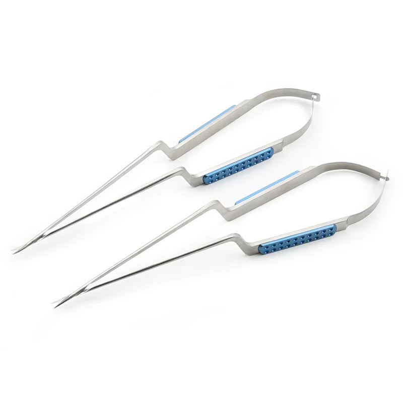 Gun-Shaped Spring Scissors – Stainless Steel, 4 Colors Spring Action Scissors Qme