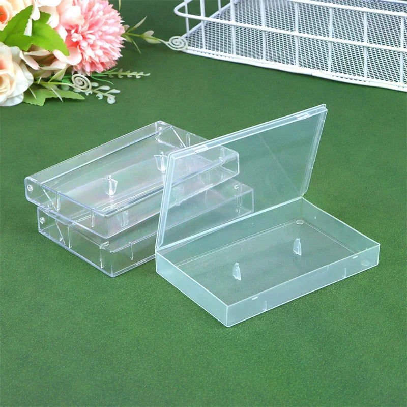 Cassette Tape Transparent Storage Box – Dustproof Clear Case Cassette Storage Case Qme