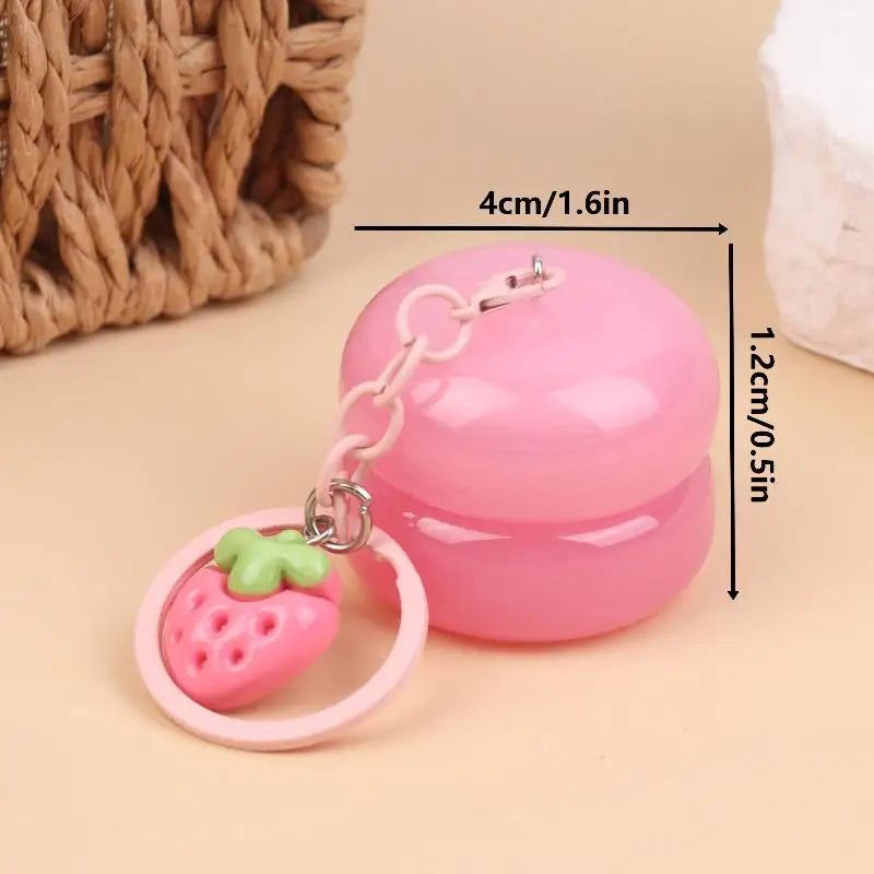 Mini Lip Balm Keychain Jar | Portable Cream & Mask Container Lip Balm Container Qme