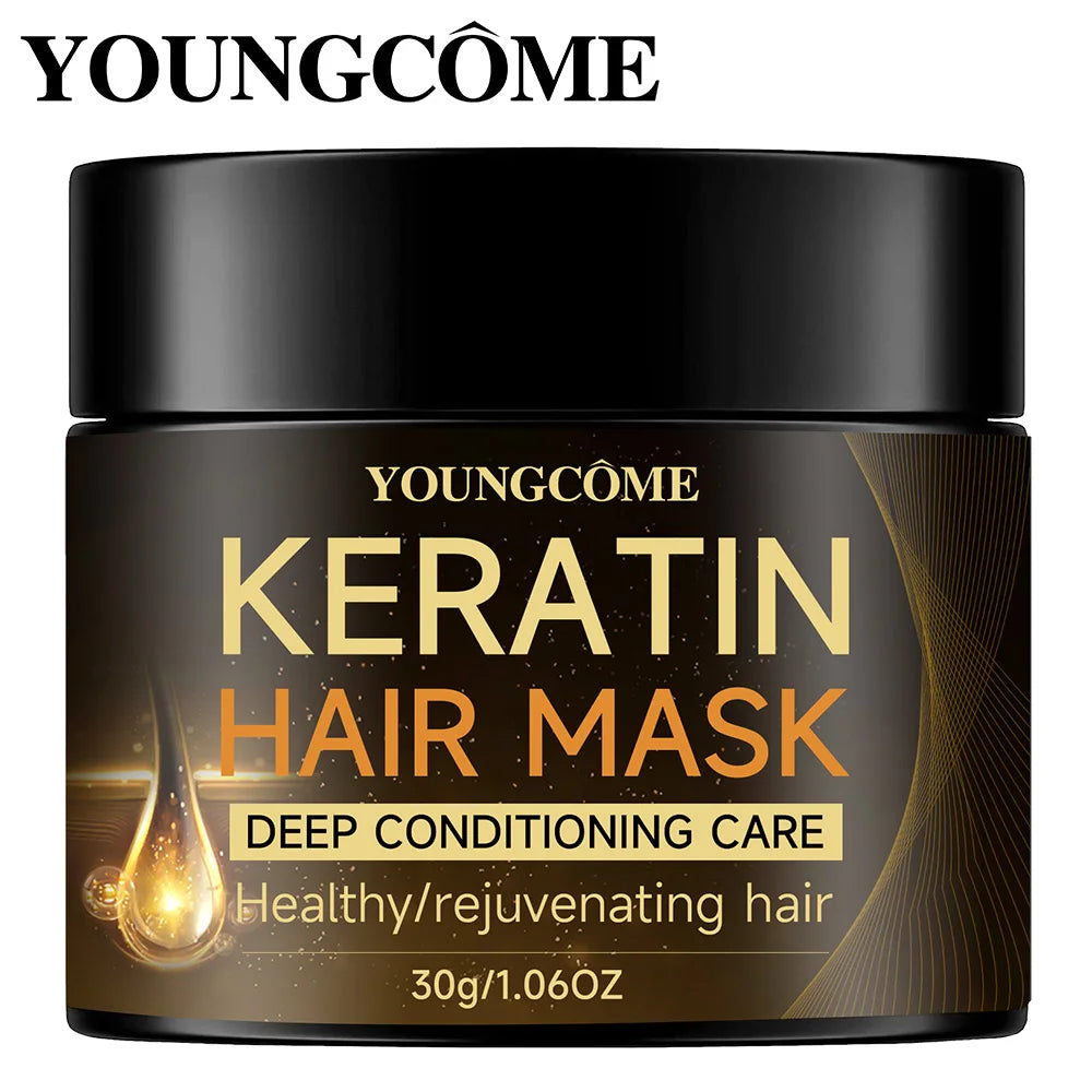 YOUNGCOME Keratin Hair Mask – Moisture, Shine & Frizz Control Keratin Hair Mask Qst