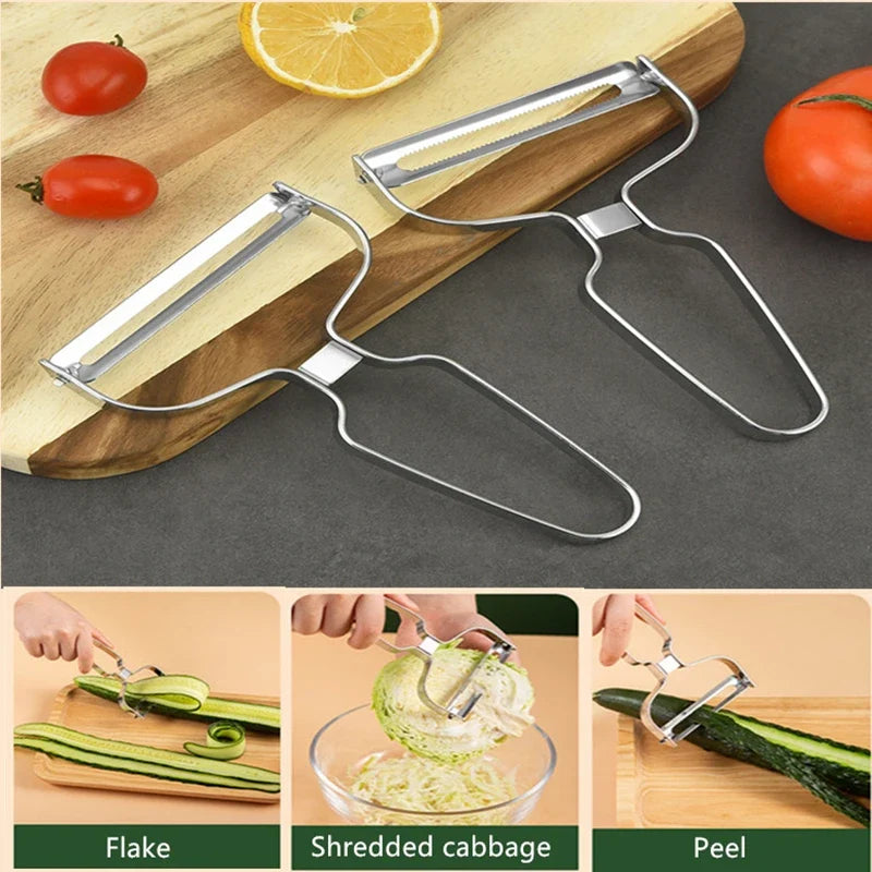 Stainless Steel Vegetable Fruit Peeler Grater & Slicer Vegetable Peeler Grater Qme