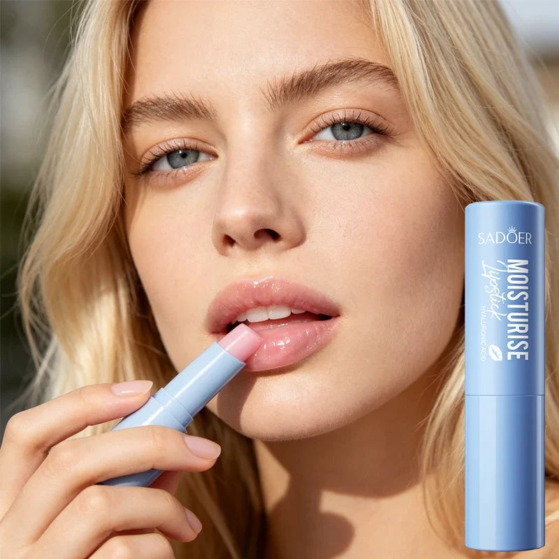 Hyaluronic Acid Lipstick – Hydrating Moisturizing Lip Color Moisturizing Lipstick Qme