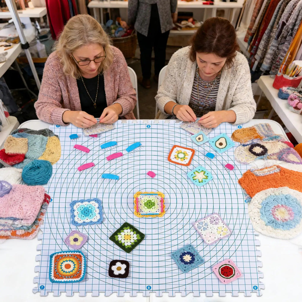 Crochet Blocking Mat – Foam Board for Knitters & Fiber Artists Blocking Mat Qme