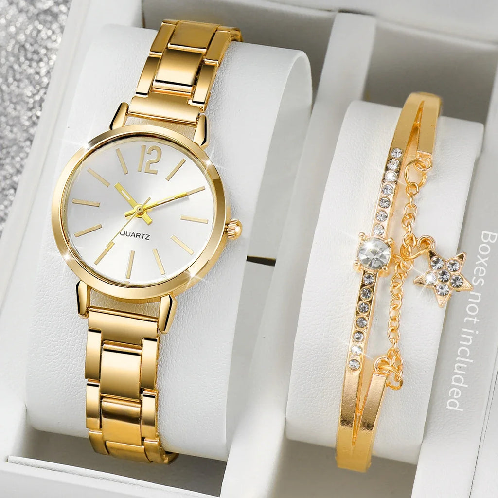 Ladies' Small Dial Casual Quartz Watch | Versatile & Stylish Quartz Wrist Watch Qme