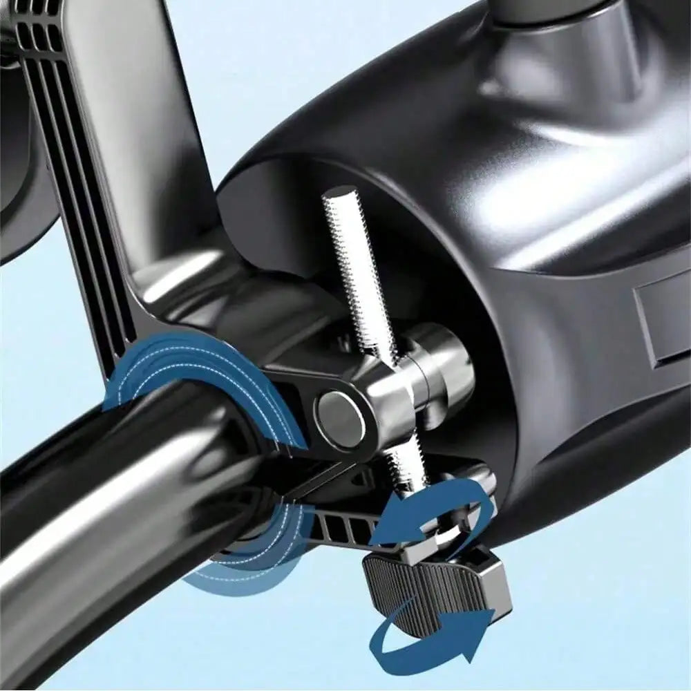 Rotating Bike & Motorcycle Phone Holder | Snap-On Handlebar Mount Handlebar Phone Mount Qme