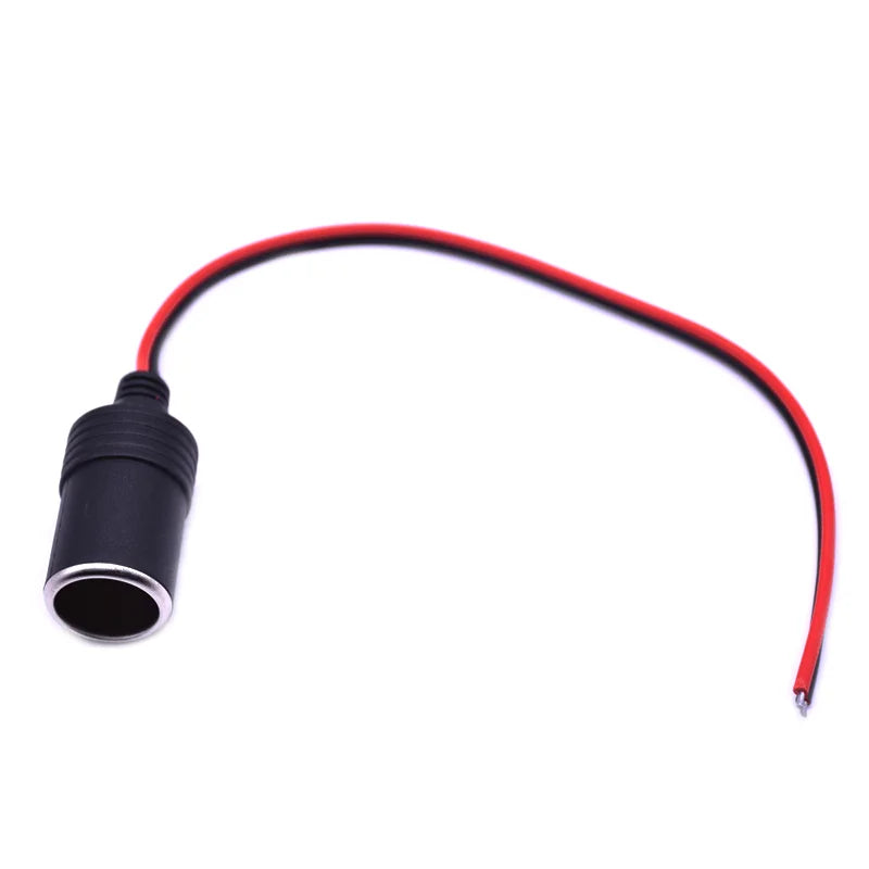 12V 120W Female Car Cigarette Lighter Socket Cable Adapter Car Power Adapter Qme